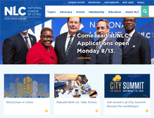 Tablet Screenshot of nlc.org